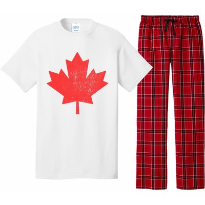 Vintage Canada Maple Leaf Canada Day Pajama Set