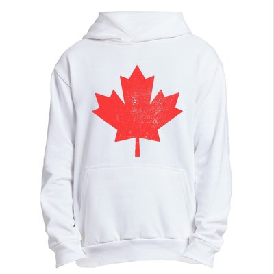 Vintage Canada Maple Leaf Canada Day Urban Pullover Hoodie