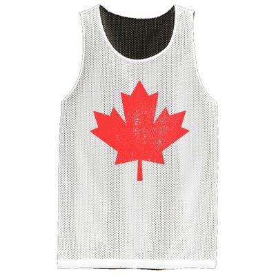 Vintage Canada Maple Leaf Canada Day Mesh Reversible Basketball Jersey Tank