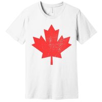 Vintage Canada Maple Leaf Canada Day Premium T-Shirt