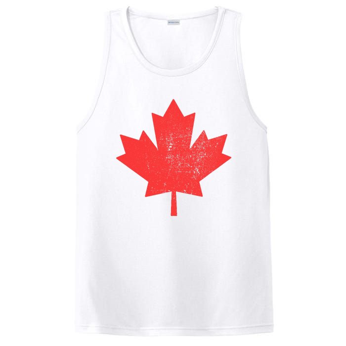 Vintage Canada Maple Leaf Canada Day PosiCharge Competitor Tank