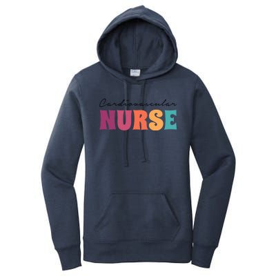 Vintage Cardiovascular Nurse Week Nurses Nursing Squad Cute Gift Women's Pullover Hoodie