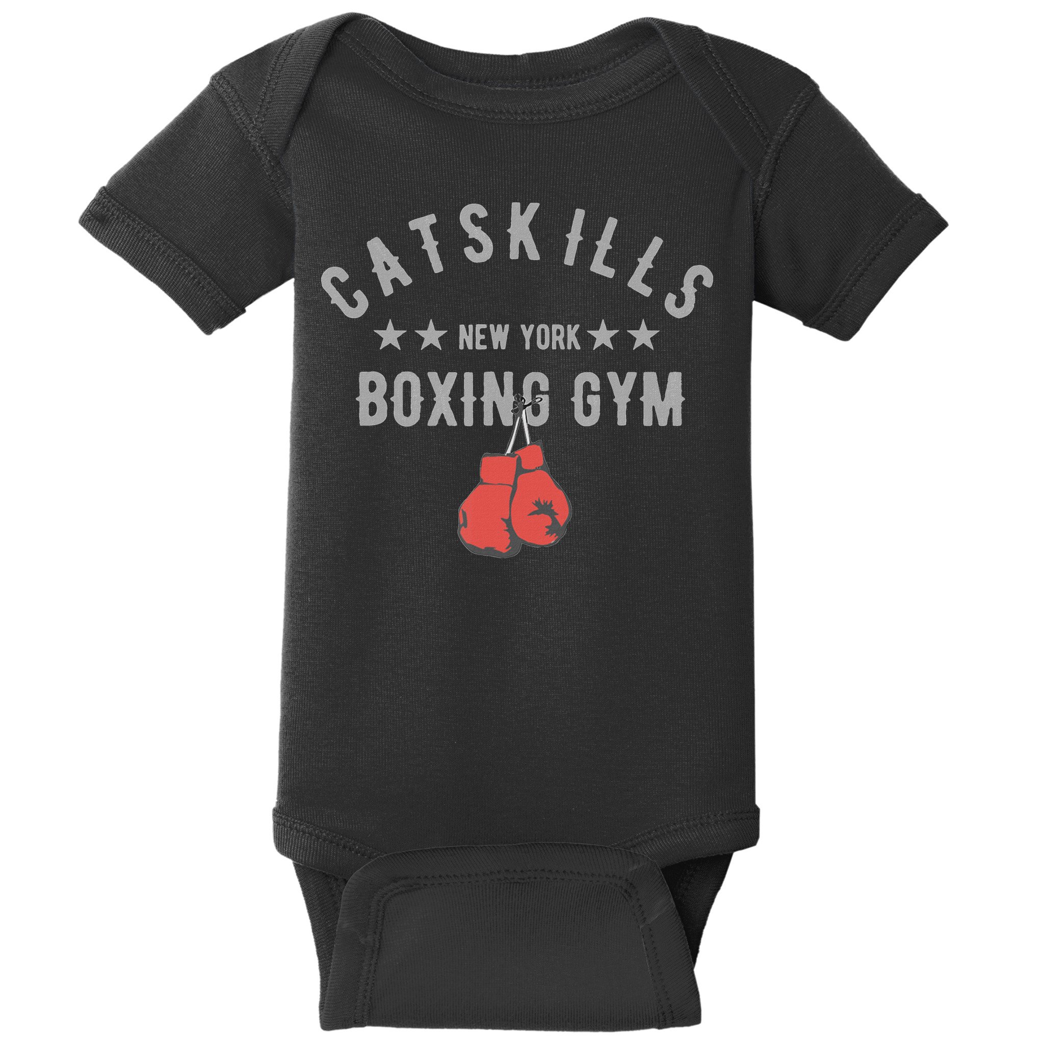 Vintage Catskills New York Boxing Gym Boxing Day Baby Bodysuit