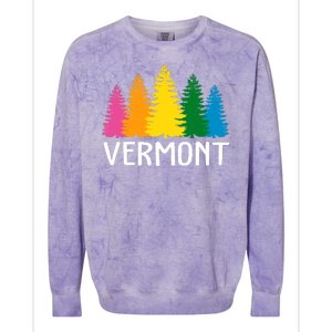 Vermont Colorful Nature Colorblast Crewneck Sweatshirt