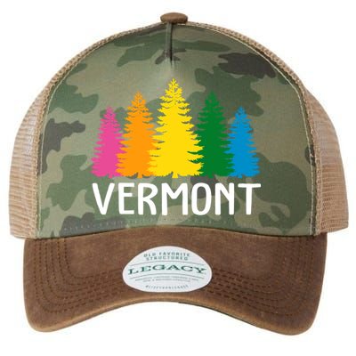 Vermont Colorful Nature Legacy Tie Dye Trucker Hat