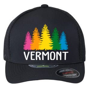 Vermont Colorful Nature Flexfit Unipanel Trucker Cap