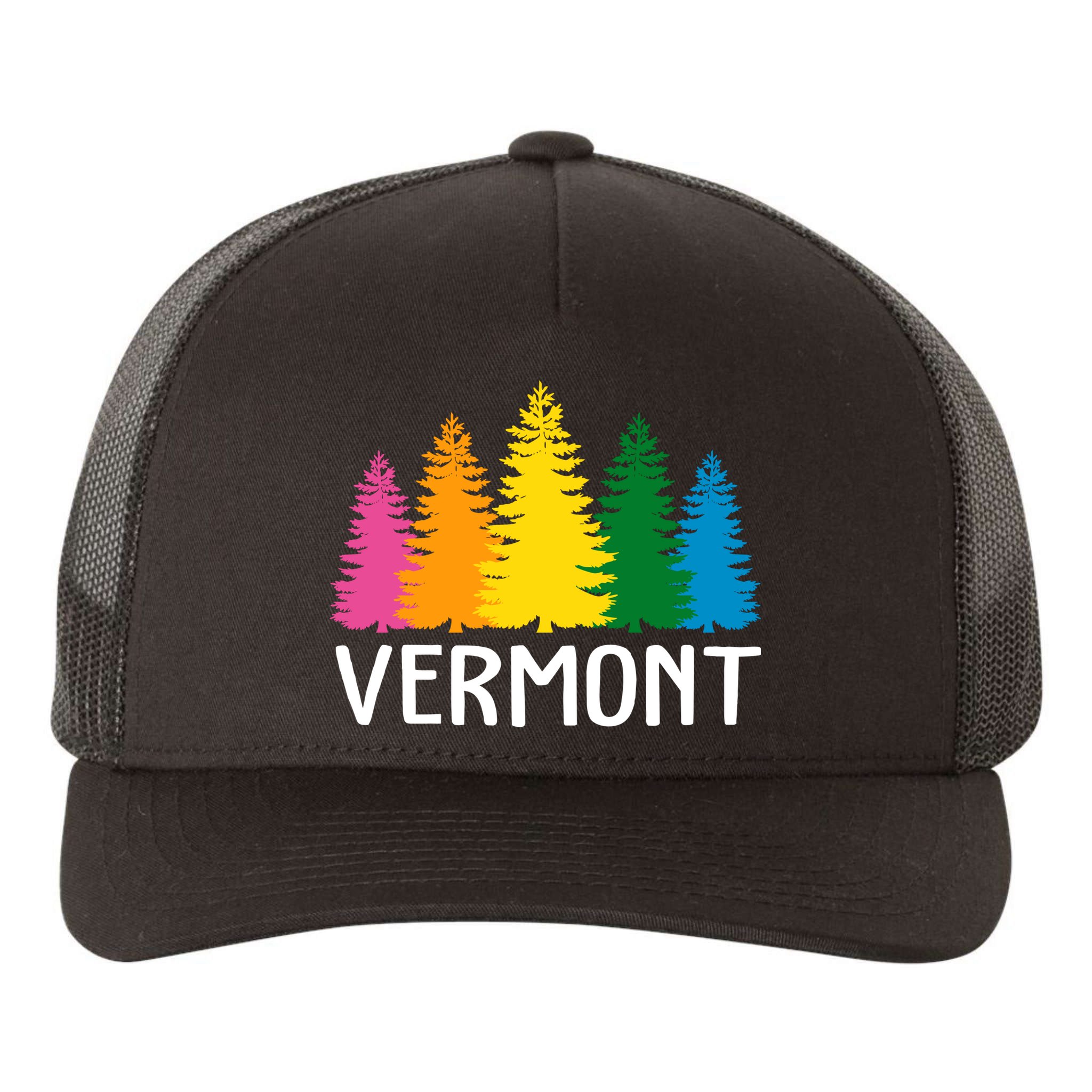 Vermont Colorful Nature Yupoong Adult 5-Panel Trucker Hat