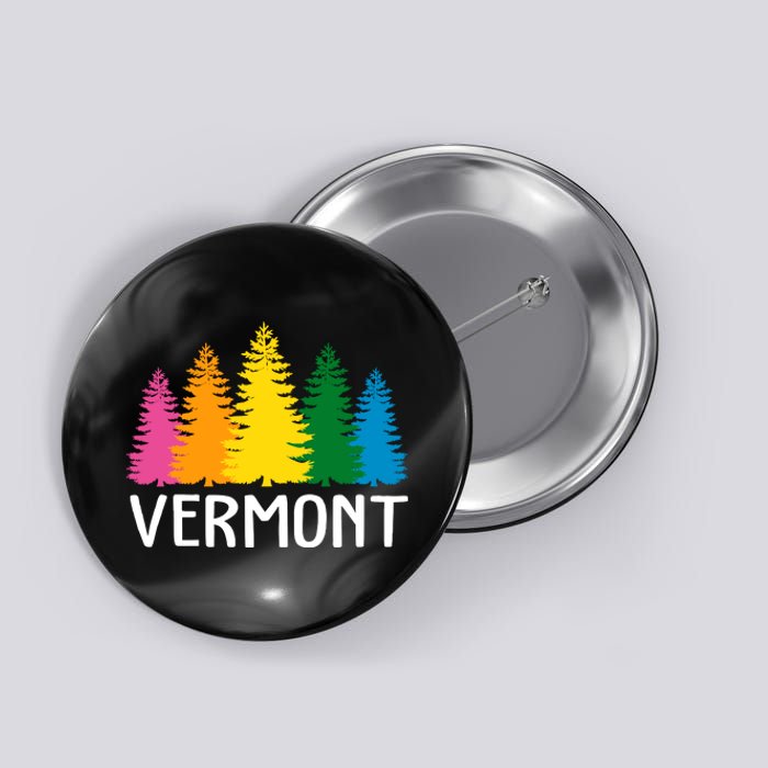 Vermont Colorful Nature Button