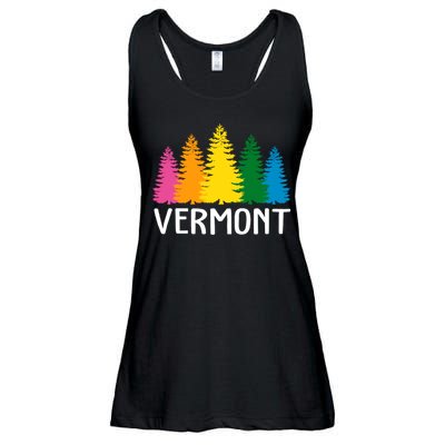 Vermont Colorful Nature Ladies Essential Flowy Tank