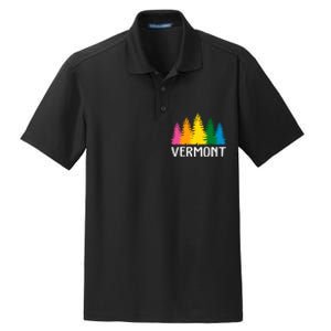 Vermont Colorful Nature Dry Zone Grid Polo