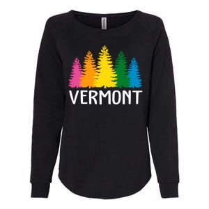 Vermont Colorful Nature Womens California Wash Sweatshirt