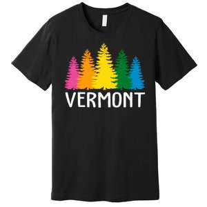 Vermont Colorful Nature Premium T-Shirt