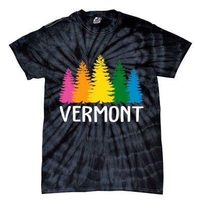 Vermont Colorful Nature Tie-Dye T-Shirt