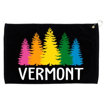 Vermont Colorful Nature Grommeted Golf Towel