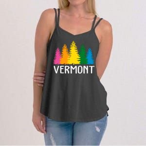 Vermont Colorful Nature Women's Strappy Tank