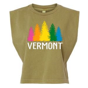 Vermont Colorful Nature Garment-Dyed Women's Muscle Tee