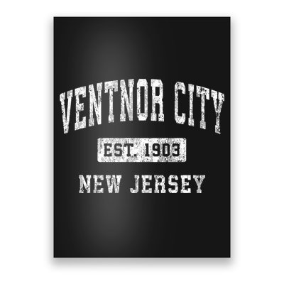 Ventnor City New Jersey Nj Vintage Established Sports Poster