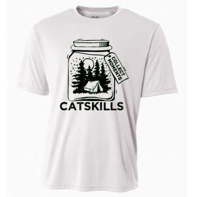 Vintage Catskills New York Souvenir Cooling Performance Crew T-Shirt