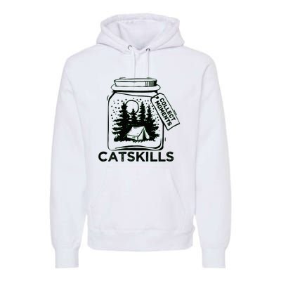 Vintage Catskills New York Souvenir Premium Hoodie