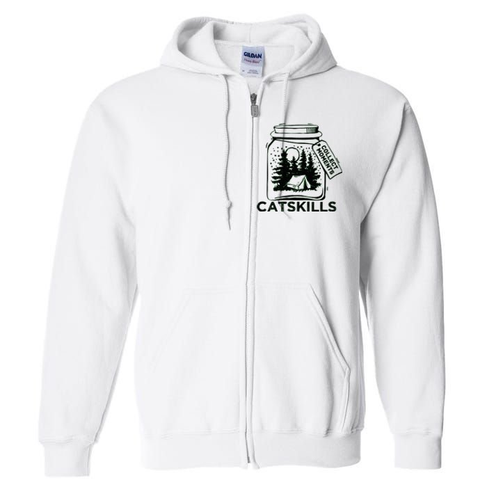 Vintage Catskills New York Souvenir Full Zip Hoodie