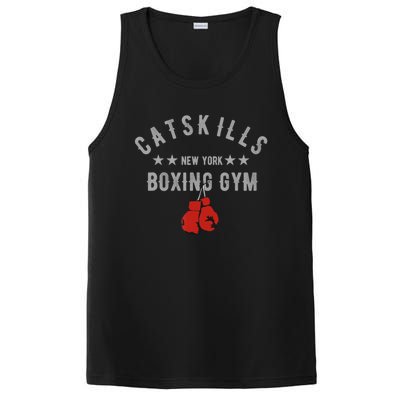 Vintage Catskills New York Boxing Gym Boxing Day Funny Gift PosiCharge Competitor Tank