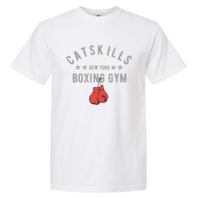 Vintage Catskills New York Boxing Gym Boxing Day Funny Gift Garment-Dyed Heavyweight T-Shirt