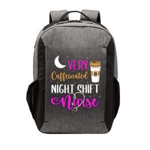 Very Caffeinated Nurse Coffee Lover Night Cute Gift Vector Backpack