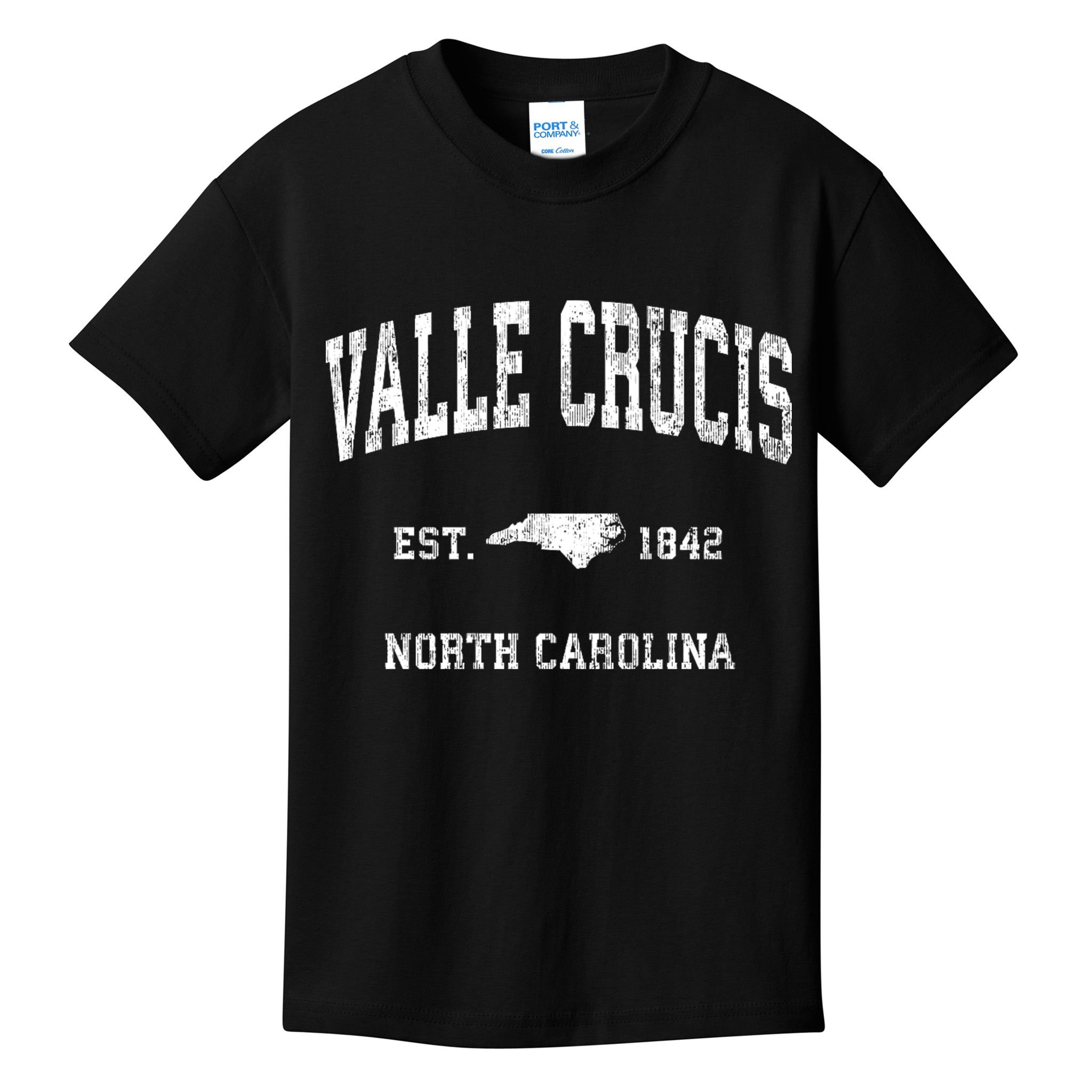 Valle Crucis North Carolina Nc Vintage Athletic Sports Kids T-Shirt