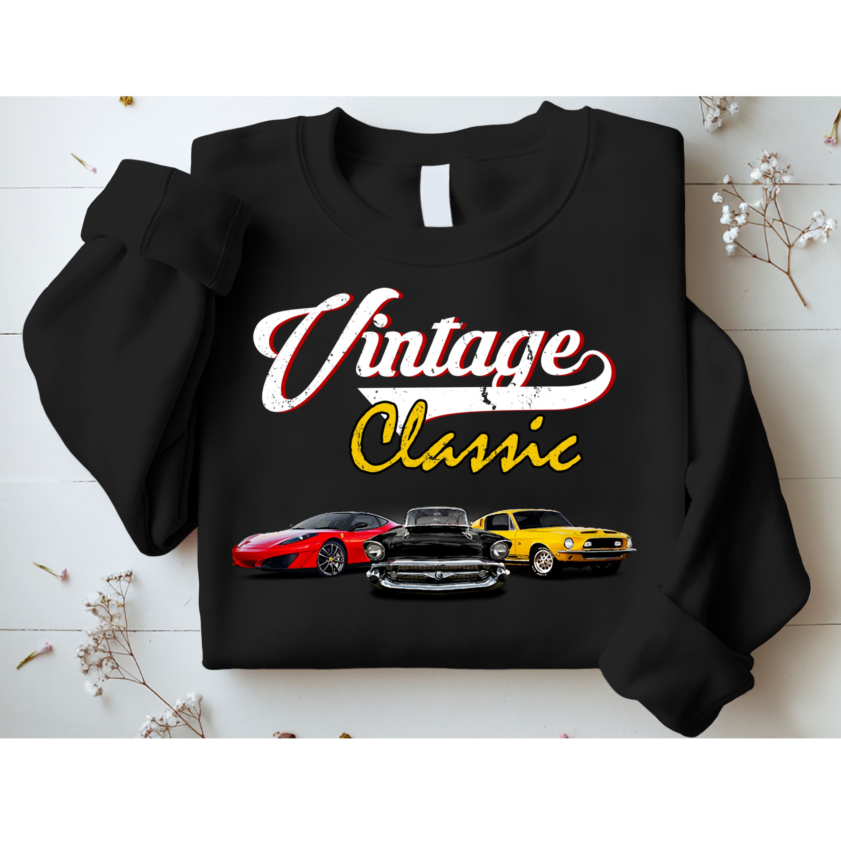 Vintage Classic Oldies Cars Sweatshirt
