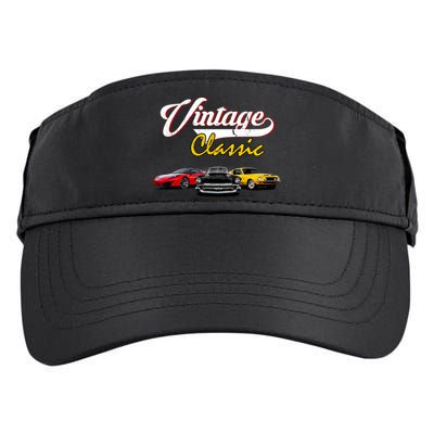 Vintage Classic Oldies Cars Adult Drive Performance Visor