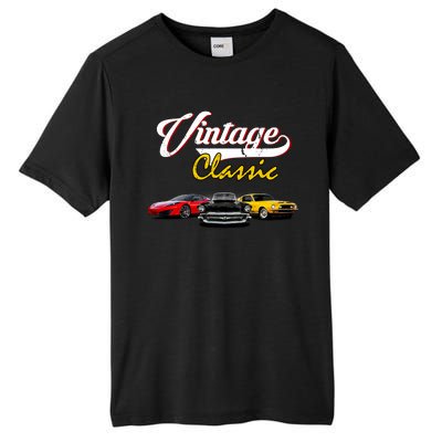 Vintage Classic Oldies Cars Tall Fusion ChromaSoft Performance T-Shirt