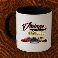 Vintage Classic Oldies Cars Mug
