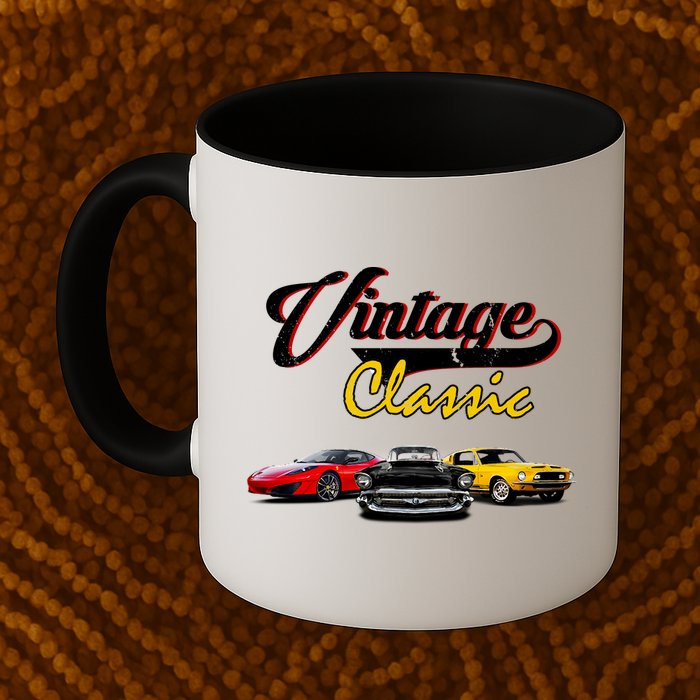 Vintage Classic Oldies Cars Mug