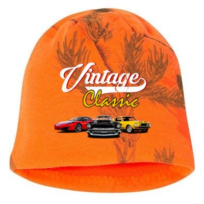 Vintage Classic Oldies Cars Kati - Camo Knit Beanie