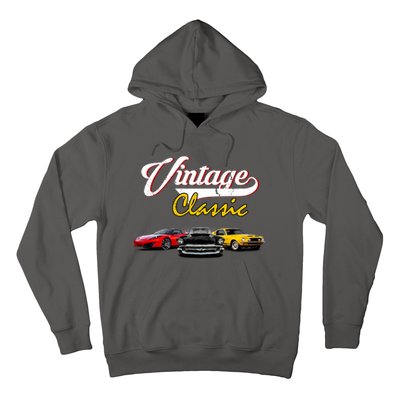 Vintage Classic Oldies Cars Hoodie