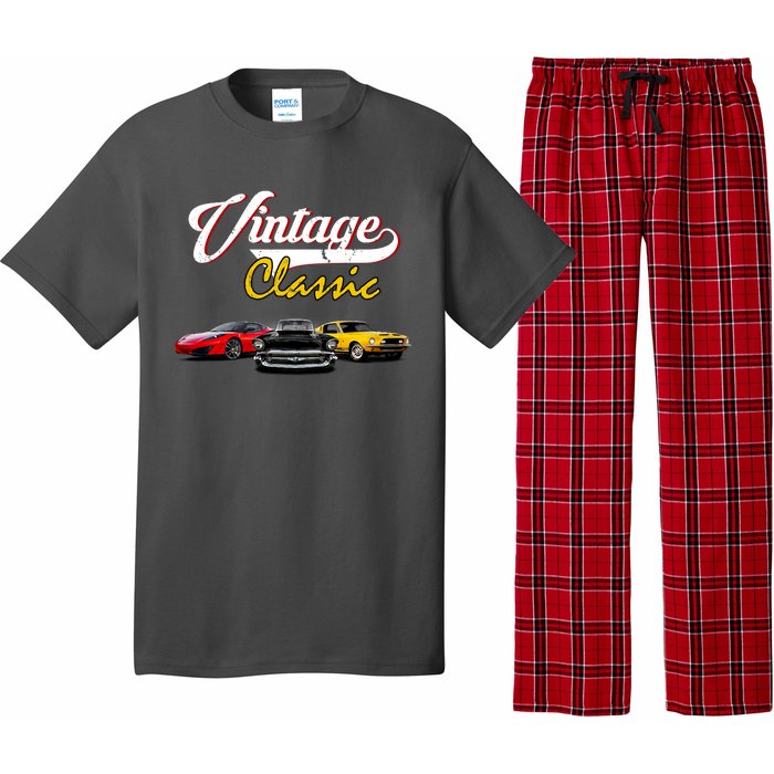 Vintage Classic Oldies Cars Pajama Set