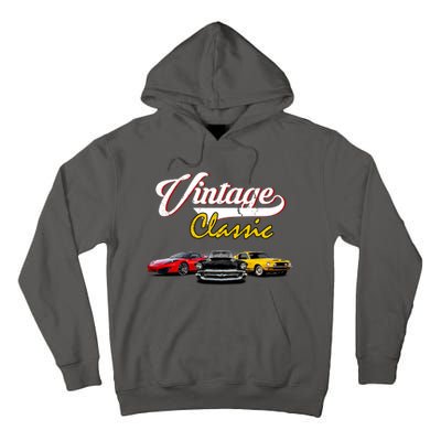 Vintage Classic Oldies Cars Tall Hoodie