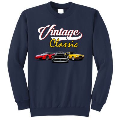 Vintage Classic Oldies Cars Sweatshirt