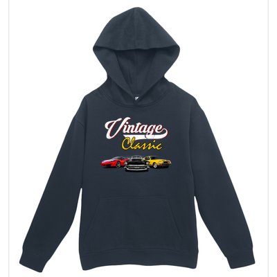 Vintage Classic Oldies Cars Urban Pullover Hoodie