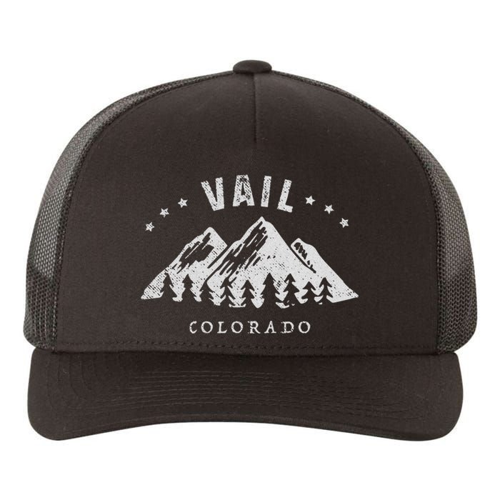 Vail Colorado Outdoor Hiking Adventure Yupoong Adult 5-Panel Trucker Hat