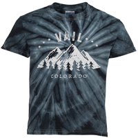 Vail Colorado Outdoor Hiking Adventure Kids Tie-Dye T-Shirt