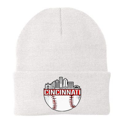 Vintage Cincinnati Ohio Skyline Knit Cap Winter Beanie