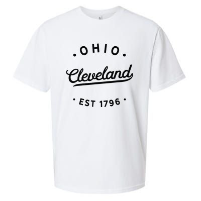 Vintage Cleveland Ohio 1796 Usa Novelty Pride Sueded Cloud Jersey T-Shirt