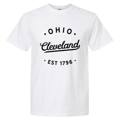 Vintage Cleveland Ohio 1796 Usa Novelty Pride Garment-Dyed Heavyweight T-Shirt