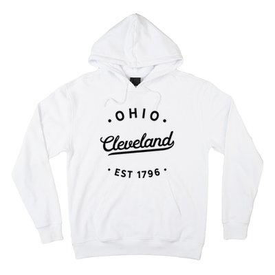 Vintage Cleveland Ohio 1796 Usa Novelty Pride Hoodie