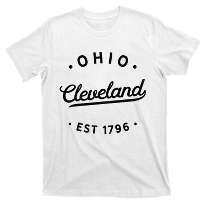 Vintage Cleveland Ohio 1796 Usa Novelty Pride T-Shirt