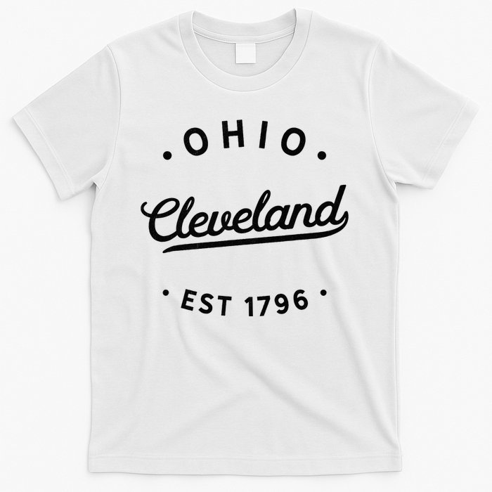 Vintage Cleveland Ohio 1796 Usa Novelty Pride T-Shirt