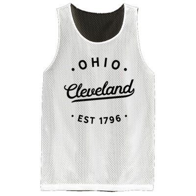 Vintage Cleveland Ohio 1796 Usa Novelty Pride Mesh Reversible Basketball Jersey Tank