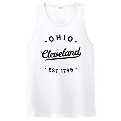 Vintage Cleveland Ohio 1796 Usa Novelty Pride PosiCharge Competitor Tank