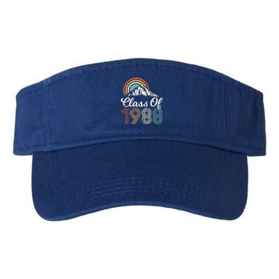 Vintage Class Of 1988 High School College Reunion Distressed Valucap Bio-Washed Visor